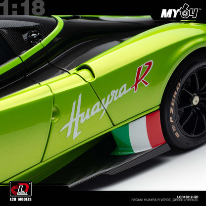 [LCD] 1:18 Pagani Huayra R - Verde (Green) Firenze