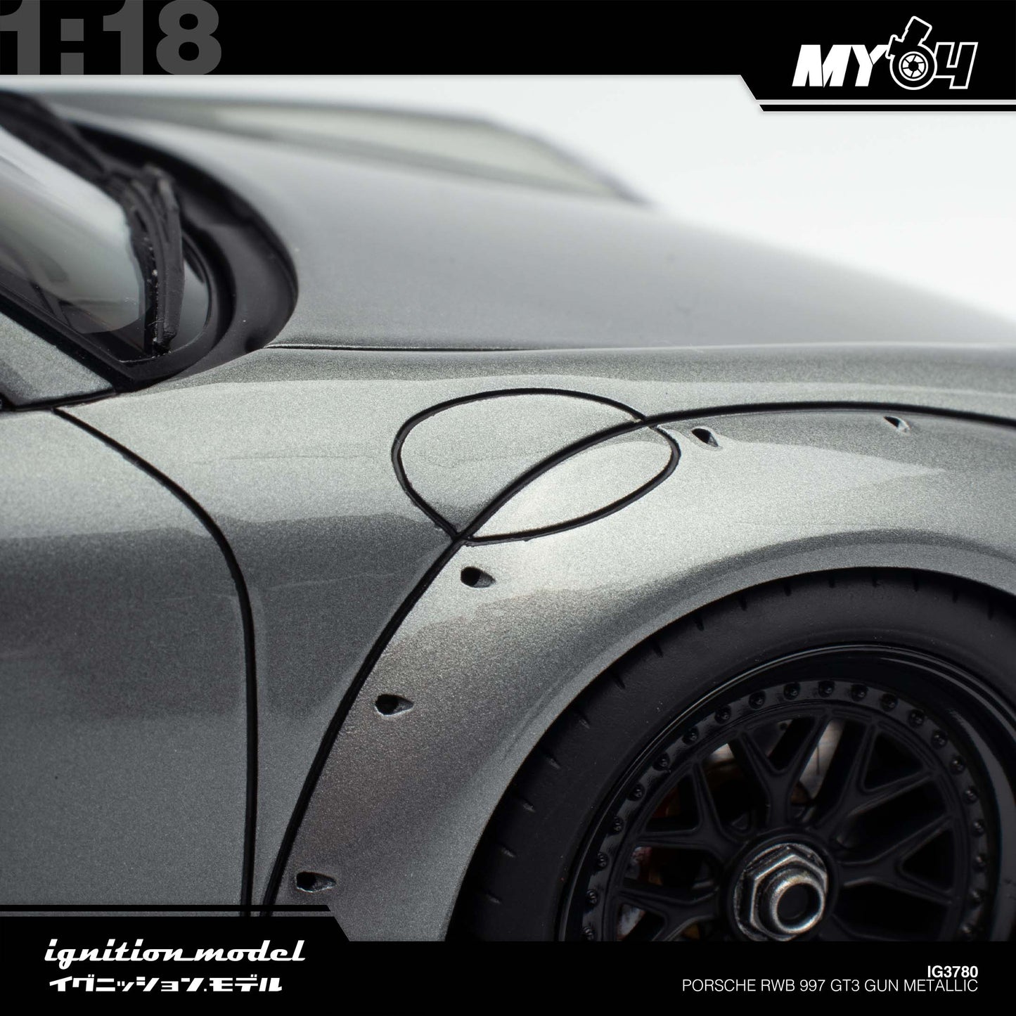 [Ignition Model] Porsche RWB 997 GT3 - Gun Metallic