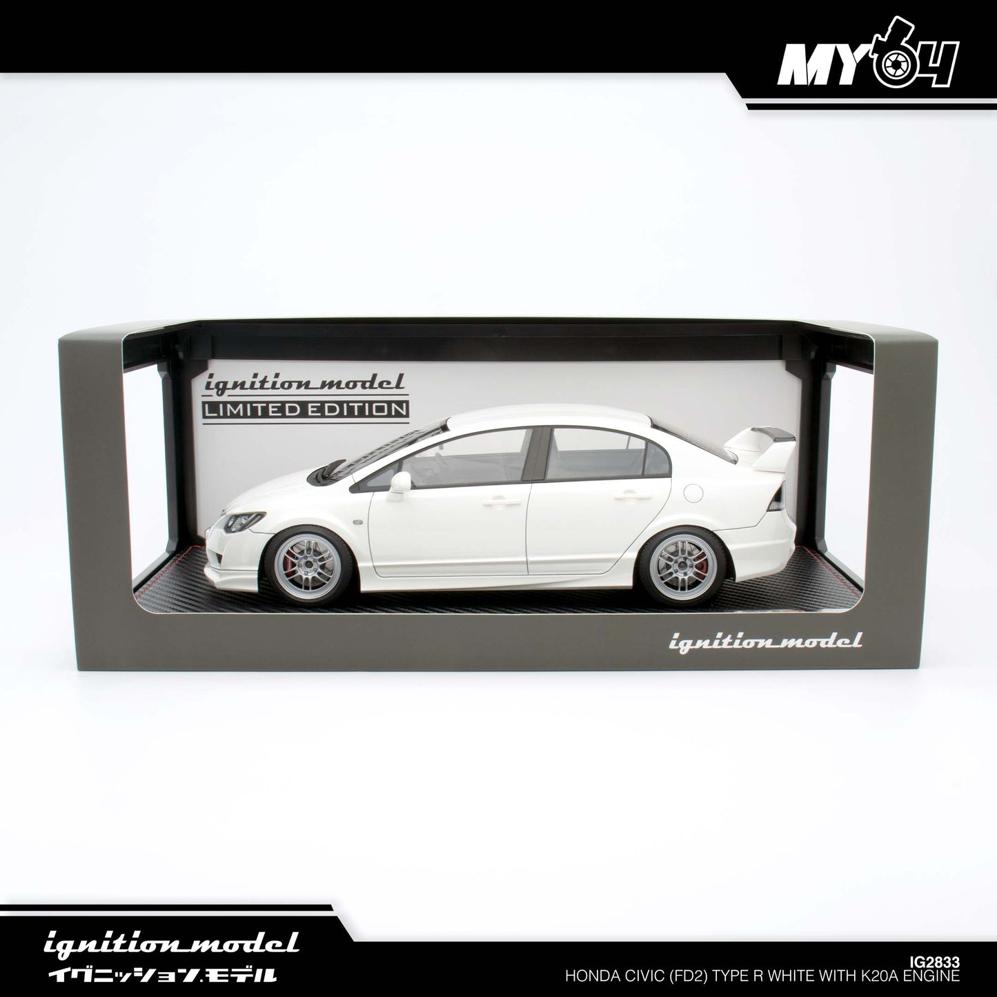 [Ignition Model] Honda CIVIC (FD2) TYPE R - White With K20A Engine