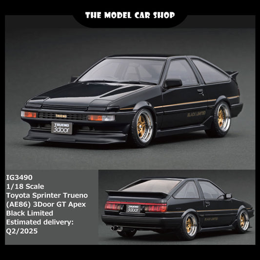 [Ignition Model] Toyota Sprinter Trueno (AE86) 3Door GT Apex Black Limited