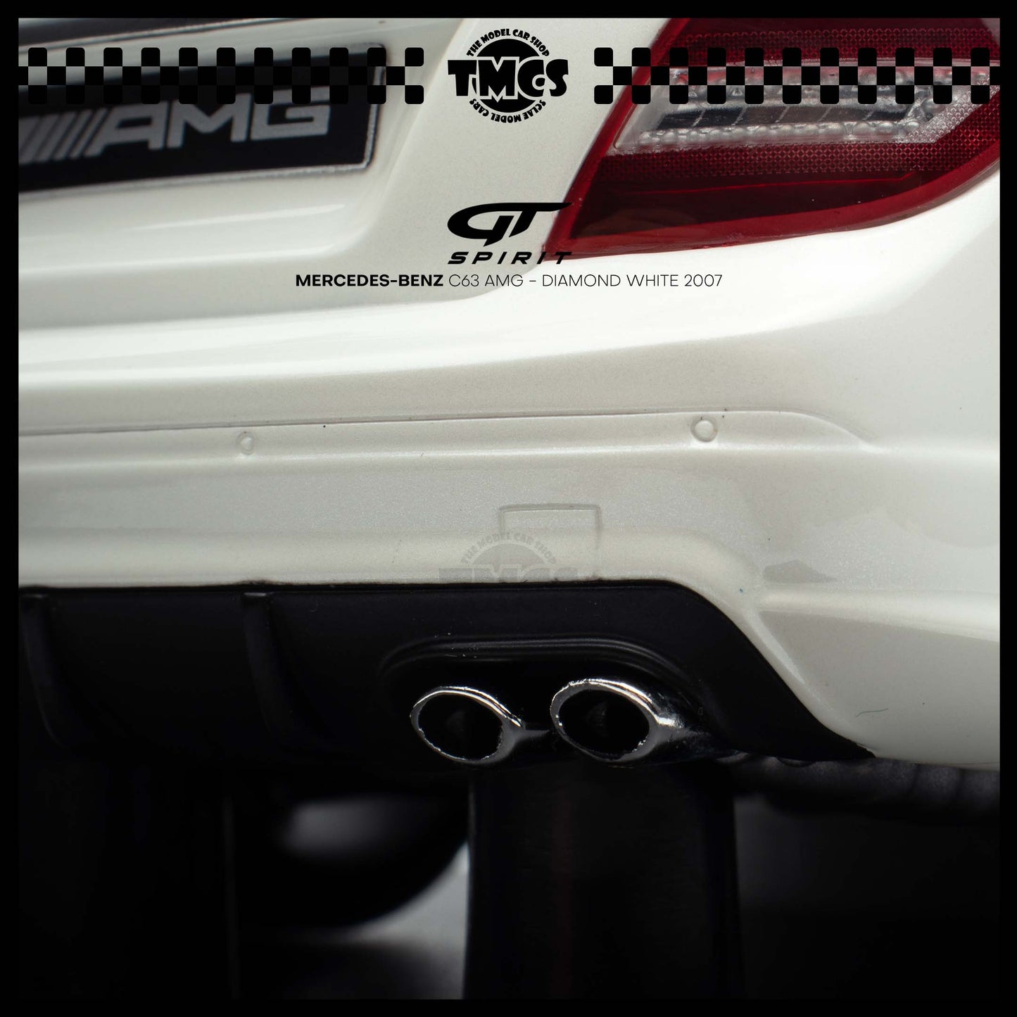 [GT Spirit] 1:18 Mercedes-Benz C63 AMG - Diamond White 2007