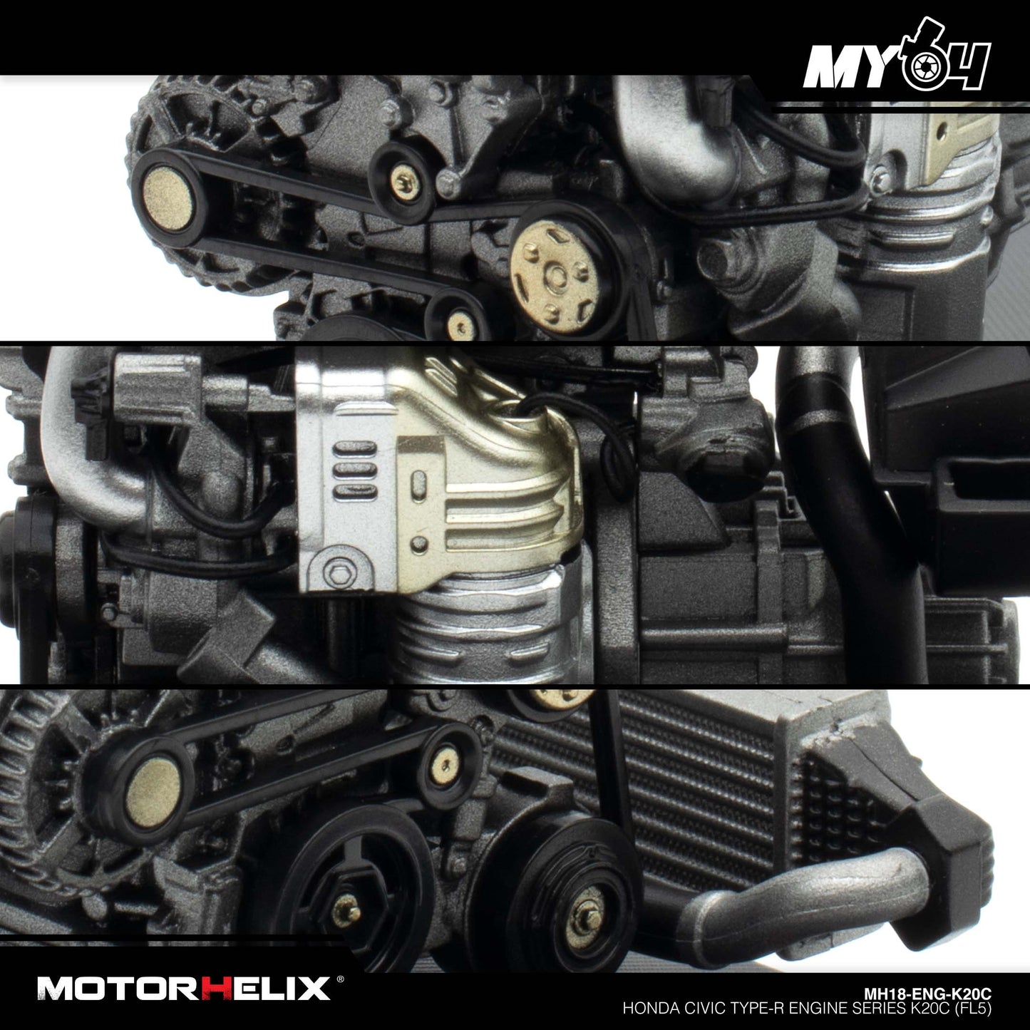 [Motorhelix] Honda Civic Type-R Engine Series