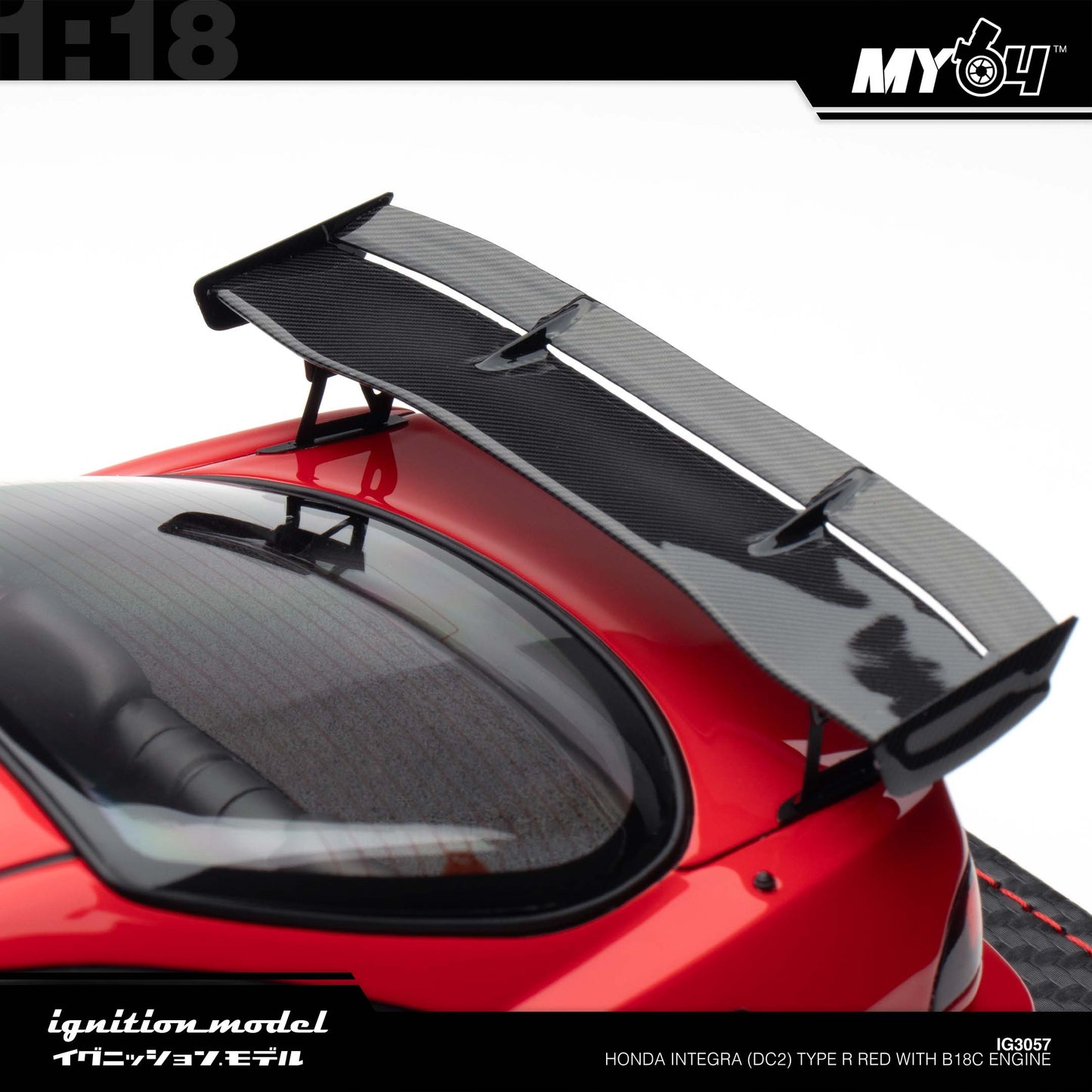 [Ignition Model] Honda Integra (DC2) Type R Red With B18C Engine