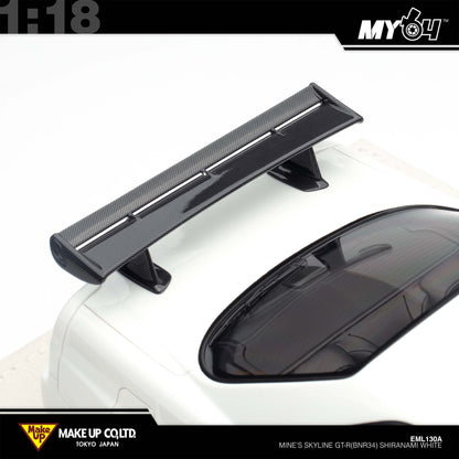 [Make Up] 1:18 Edilion BUILT BY LEGENDS Mine's Skyline GT-R(BNR34) - SHIRANAMI White (Pearl White)