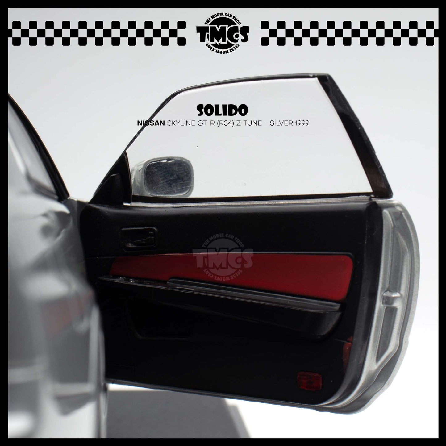 [Solido] 1:18 Nissan Skyline GT-R (R34) Z-Tune - Silver 1999