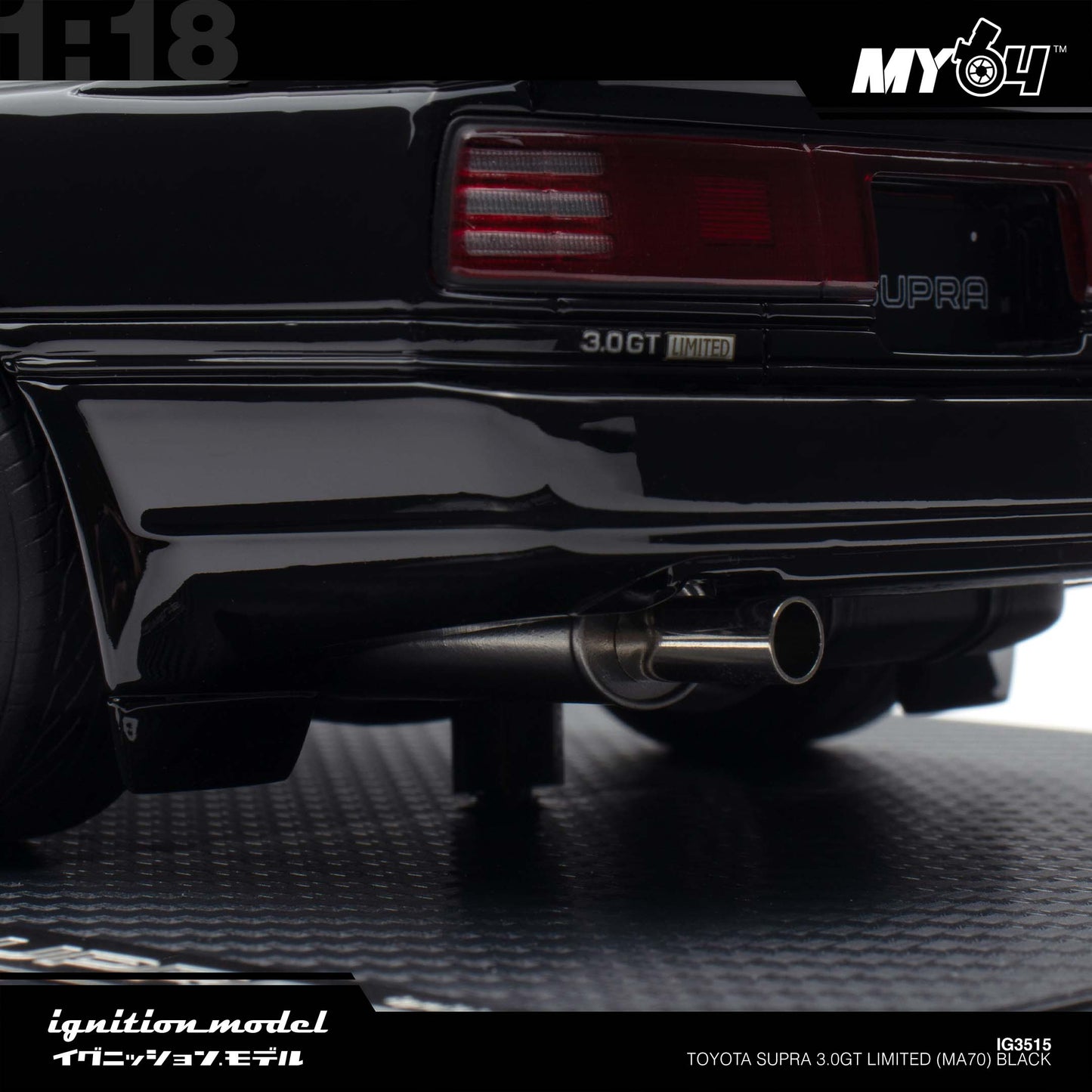 [Ignition Model] Toyota Supra 3.0GT Limited (MA70) - Black