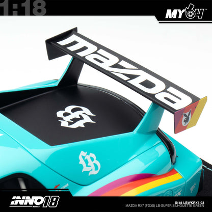 [INNO18] 1:18 Mazda RX7 (FD3S) LB-Super Silhouette - Green