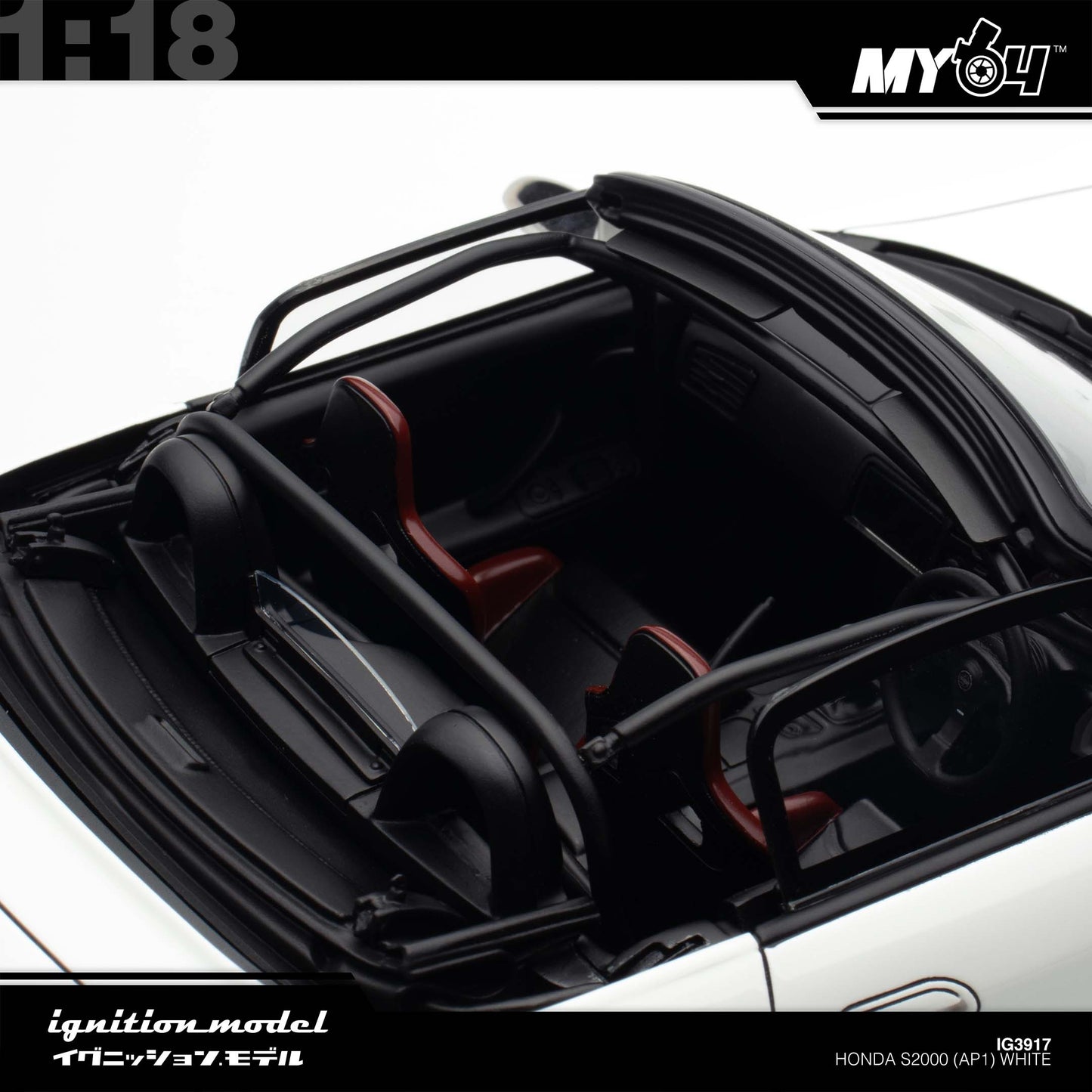 [Ignition Model 1:18 Honda S2000 (AP1) - White