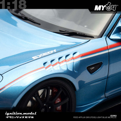 [Ignition Model] FEED Afflux GR3 (FD3S) - Light Blue Metallic