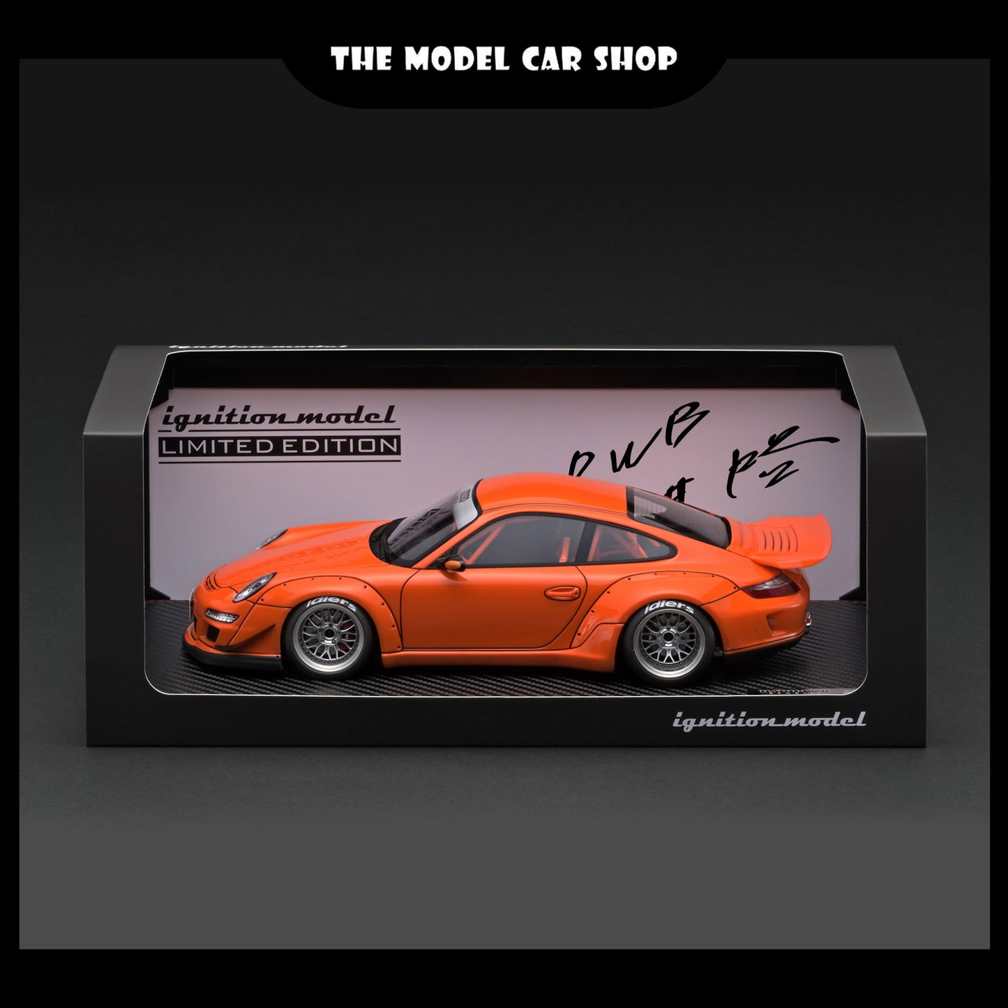 [Ignition Model] Porsche RWB997 GT3 - Orange with Mr Nakai Figure