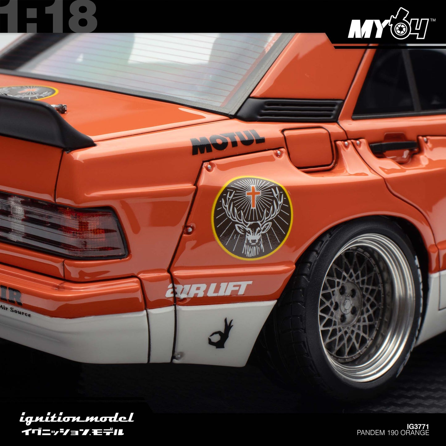 [Ignition Model] 1:18 Pandem 190 - Orange