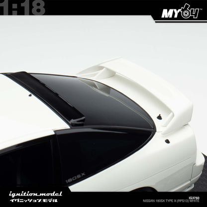 [Ignition Model] Nissan 180SX Type X (RPS13) - White