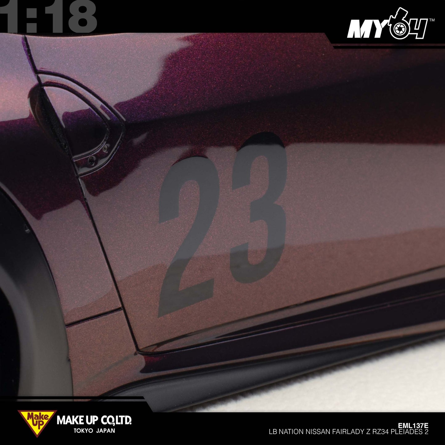 [Make Up] 1:18 Edilion LB★Nation Nissan Fairlady Z RZ34 - Pleiades 2