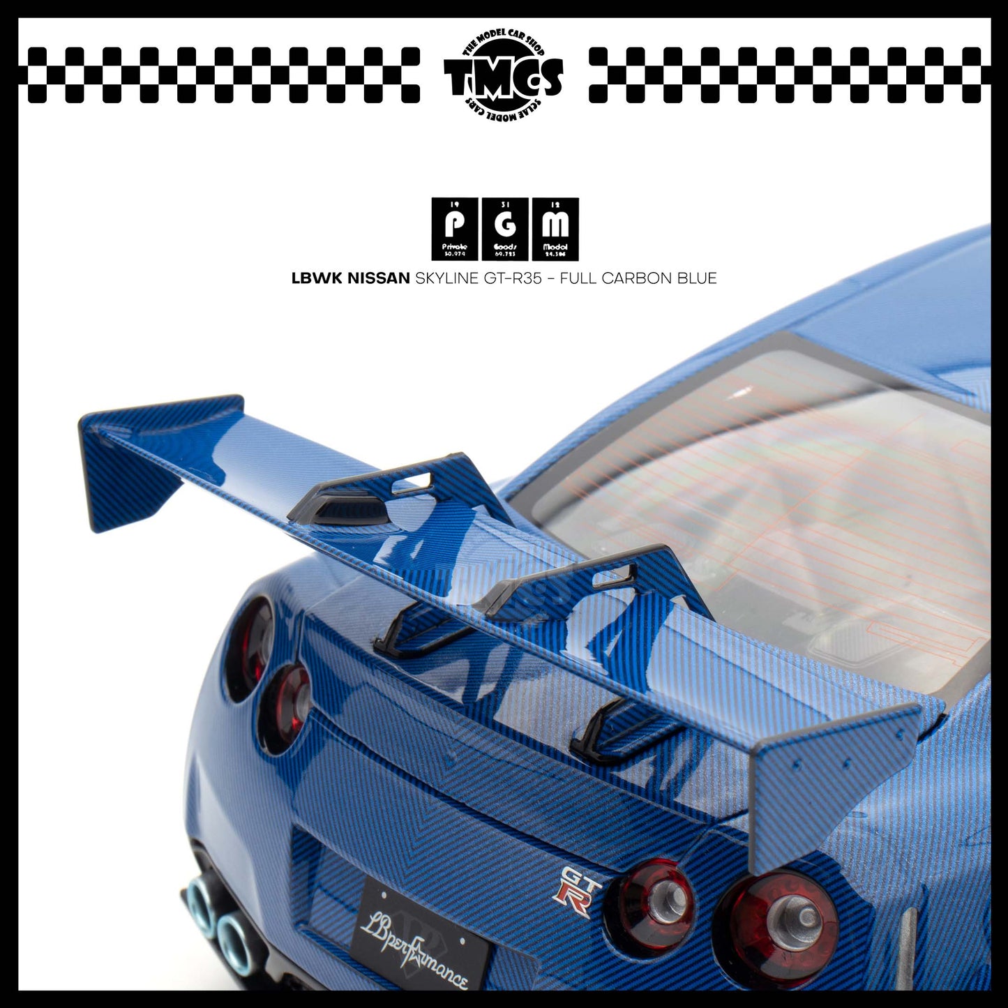 [PGM] LBWK Nissan Skyline GT-R35 - Full Carbon Blue