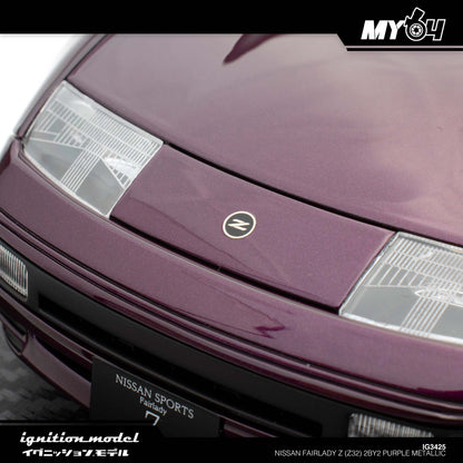 [Ignition Model] Nissan Fairlady Z (Z32) 2by2 - Purple Metallic