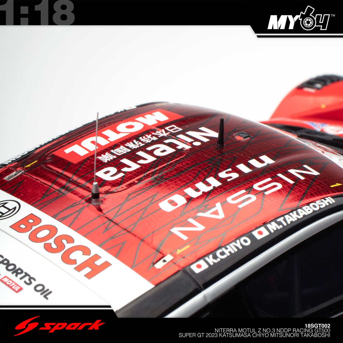 [Sparky] Niterra MOTUL Z No.3 NDDP RACING GT500 SUPER GT 2023 Katsumasa Chiyo - Mitsunori Takaboshi