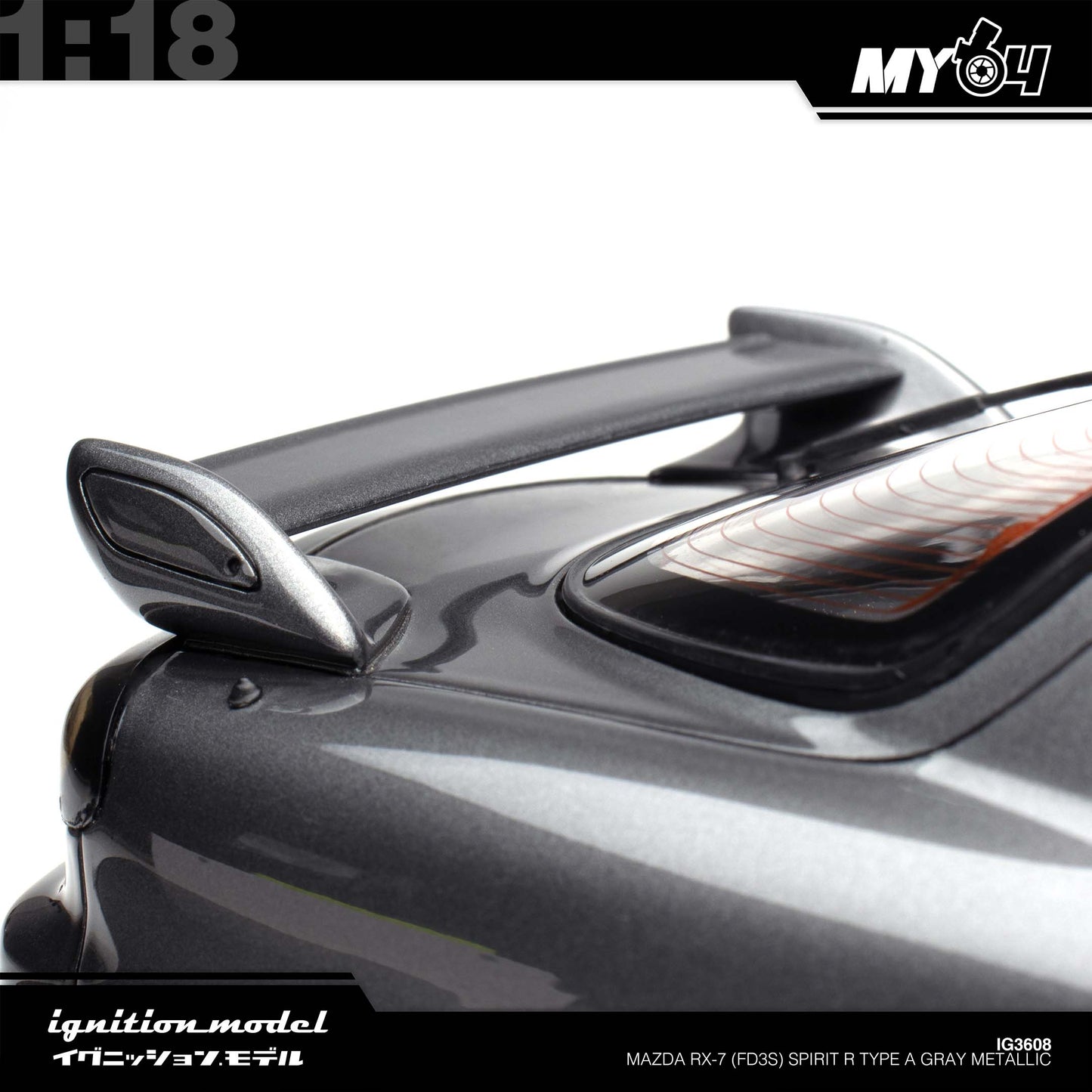 [Ignition Model] Mazda RX-7 (FD3S) Spirit R Type A - Gray Metallic