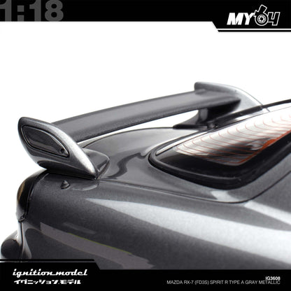 [Ignition Model] Mazda RX-7 (FD3S) Spirit R Type A - Gray Metallic