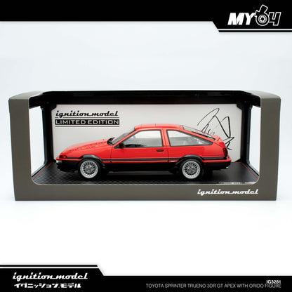 [Ignition Model] Toyota Sprinter Trueno 3Dr GT Apex With Orido Figure