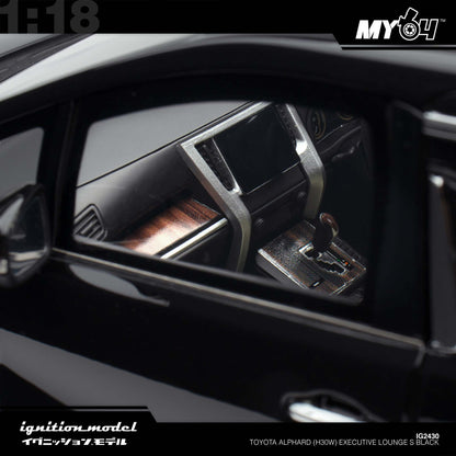 [Ignition Model] Toyota Alphard (H30W) Executive Lounge S - Black