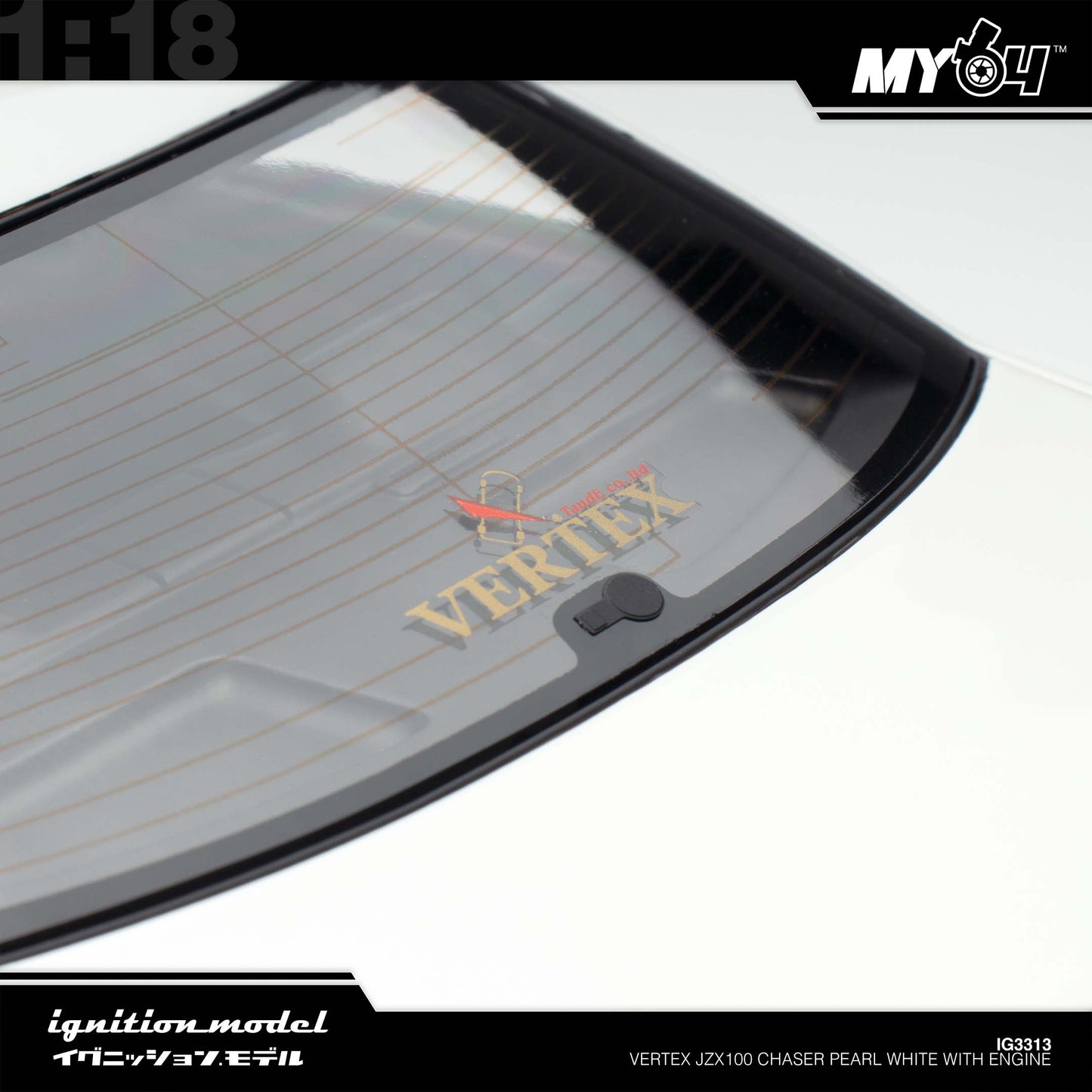 [Ignition Model] Vertex JZX100 Chaser - Pearl White With Engine