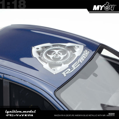 [Ignition Model] Mazda RX-8 (SE3P) RE Amemiya  - Blue Metallic With Mr. Amemiya