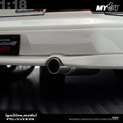 [Ignition Model 1:18 Mitsubishi Lancer Evolution VIII MR (CT9A) - White
