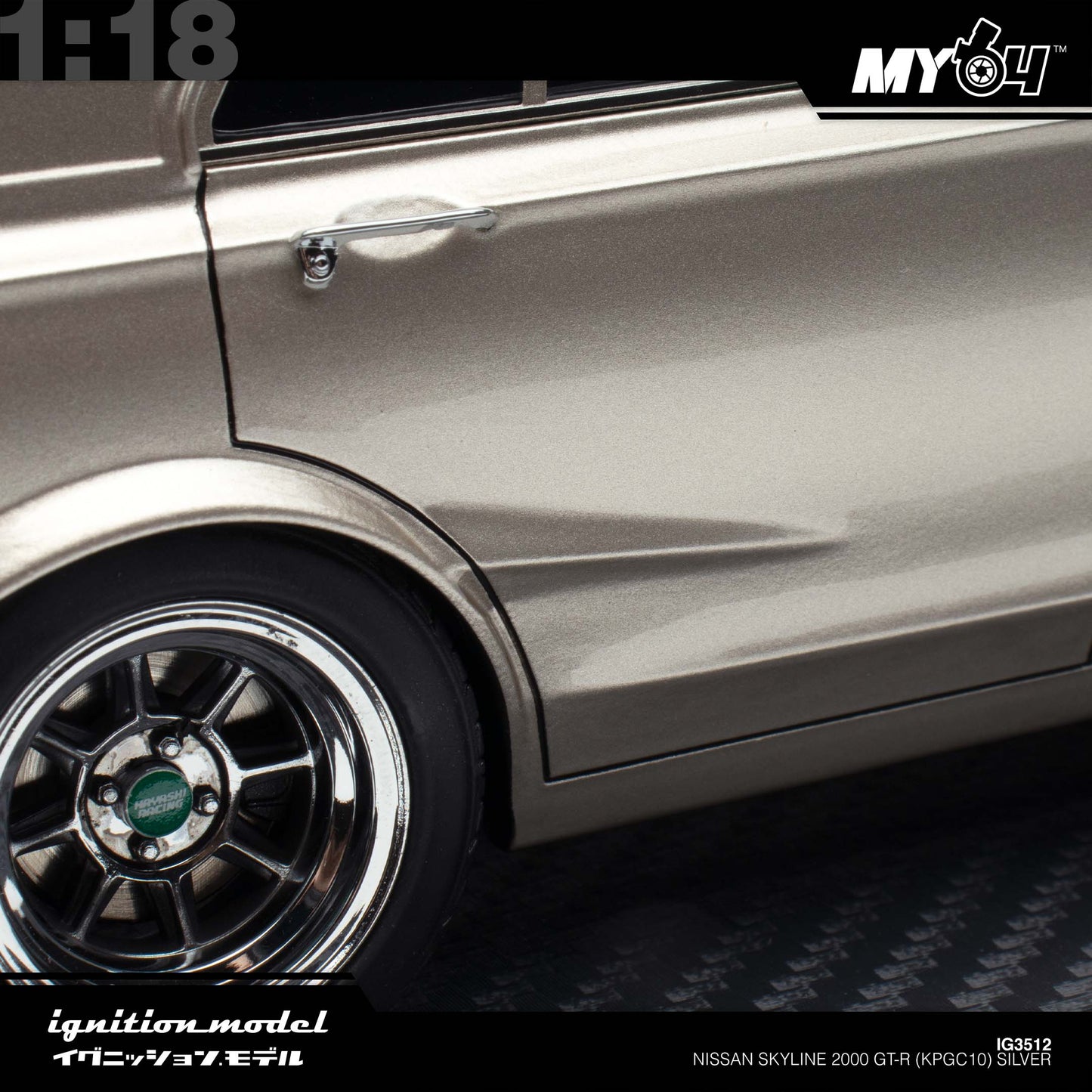 [Ignition Model] Nissan Skyline 2000 GT-R (PGC10) - Silver