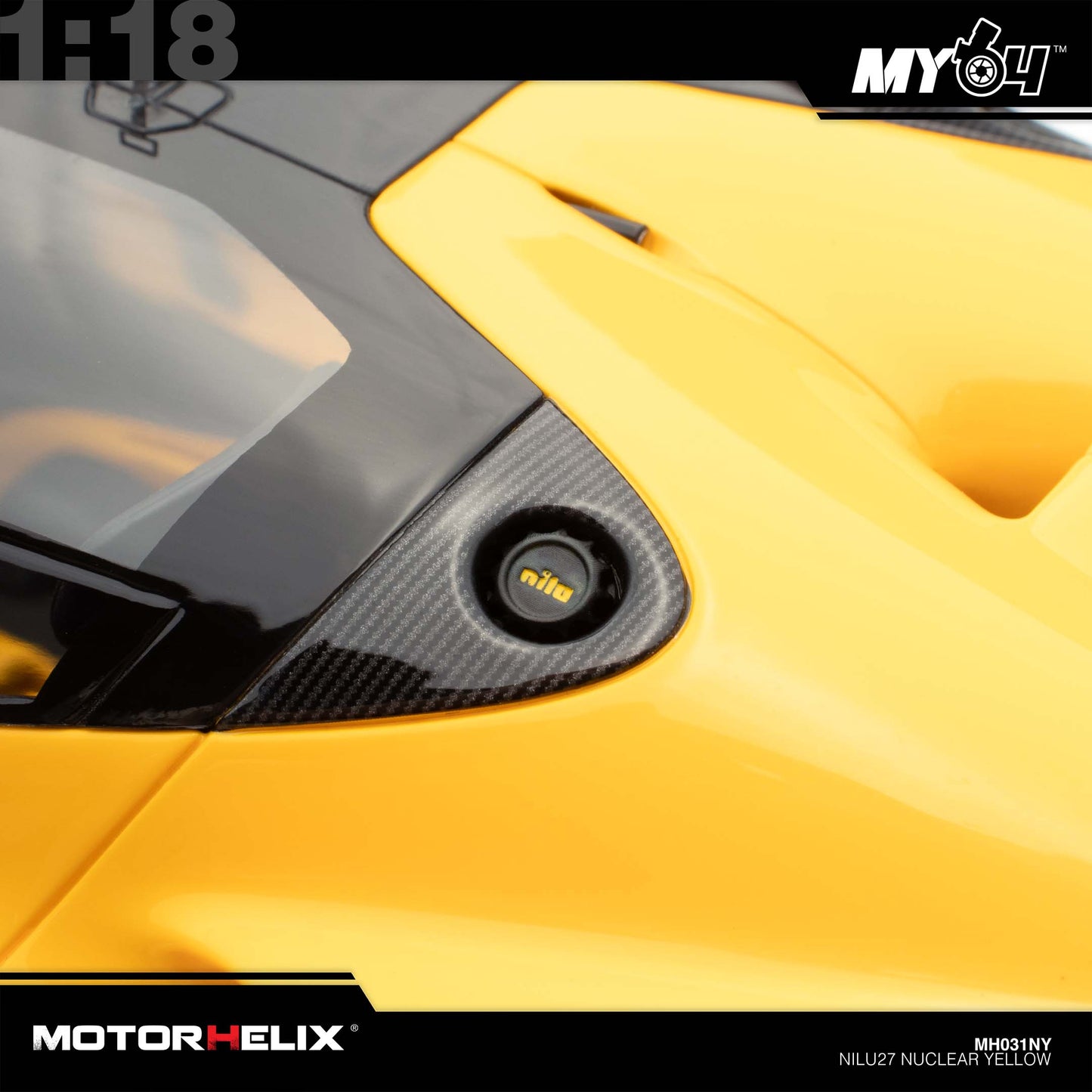[Motorhelix] 1:18 Nilu - Nuclear Yellow