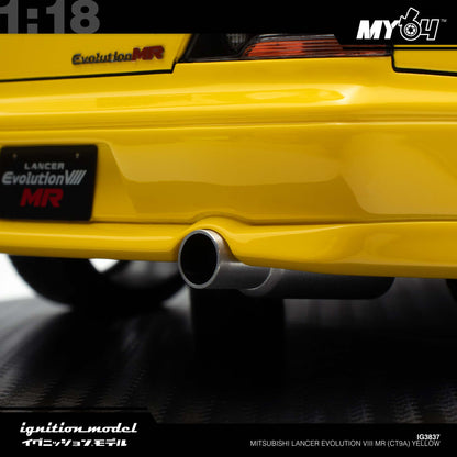 [Ignition Model] 1:18 Mitsubishi Lancer Evolution VIII MR (CT9A) - Yellow