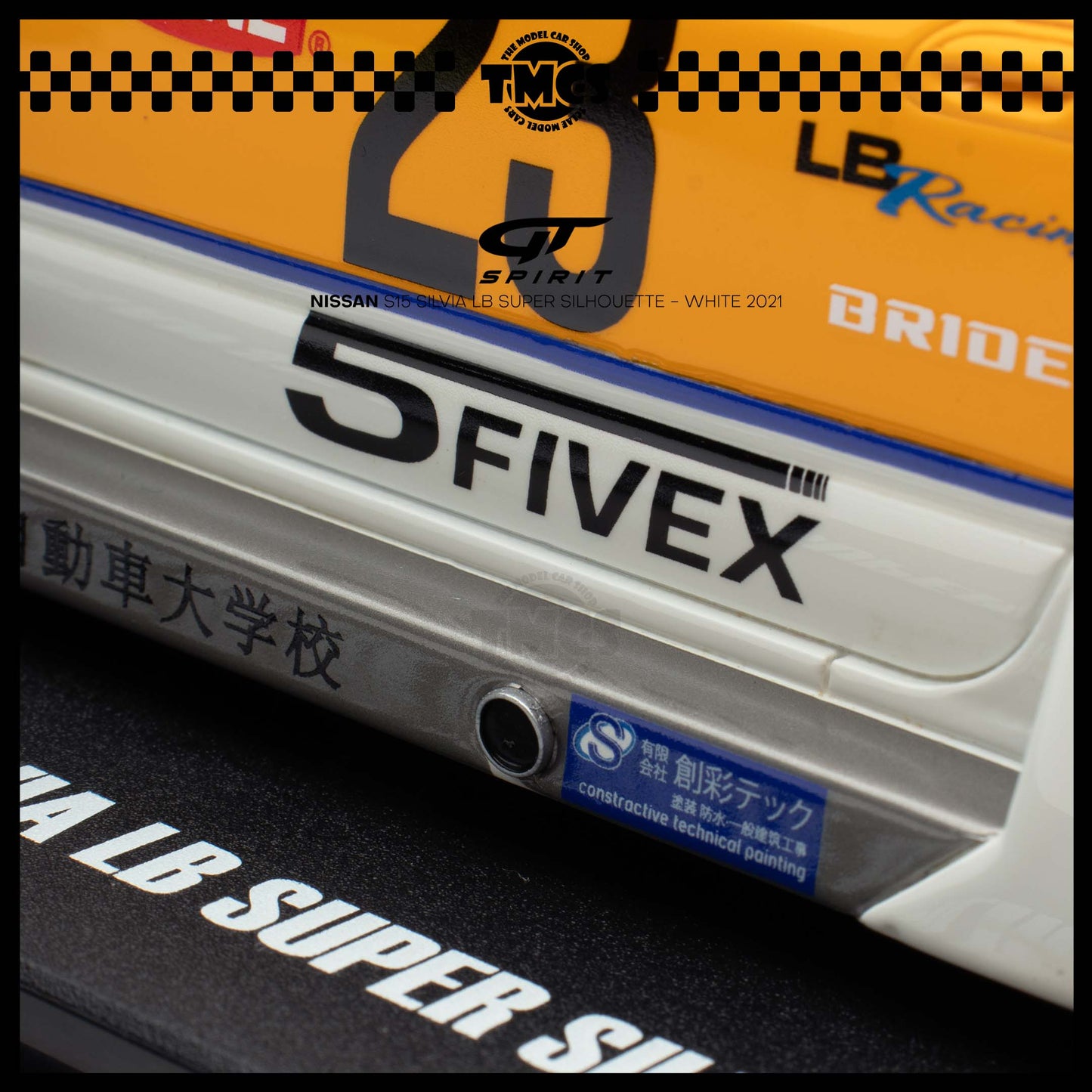 [GT Spirit] 1:18 Nissan S15 Silvia LB Super Silhouette - White 2021