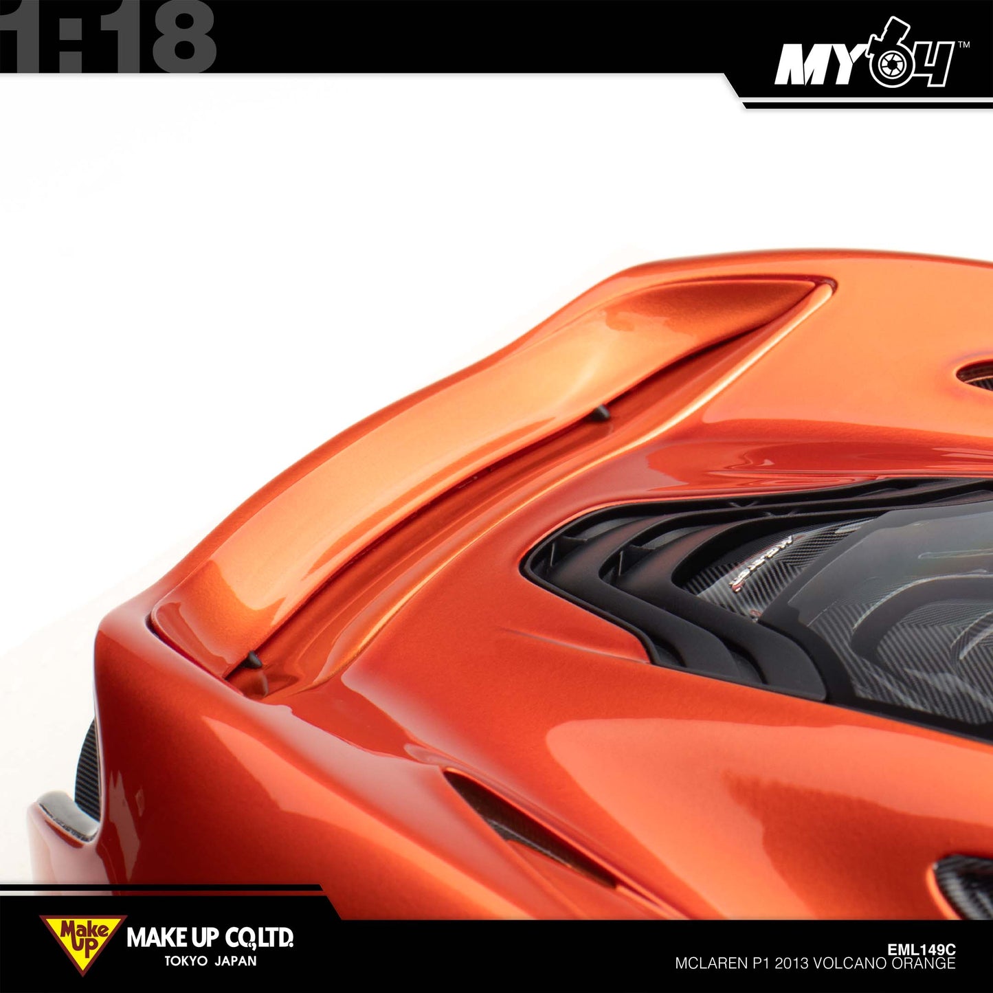 [Make Up] 1:18 Edilion Mclaren P1 2013 - Volcano Orange