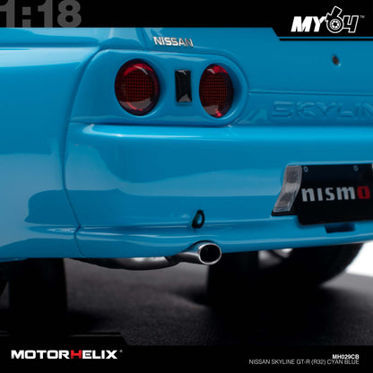 [Motorhelix] Nissan Skyline GT-R (R32) - Cyan Blue