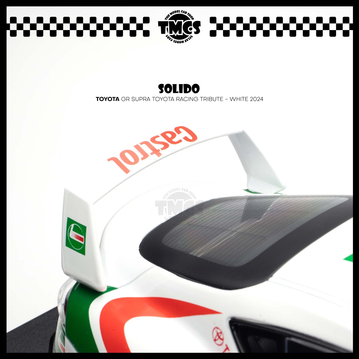 [Solido] 1:18 Toyota GR Supra Toyota Racing Tribute - White 2024