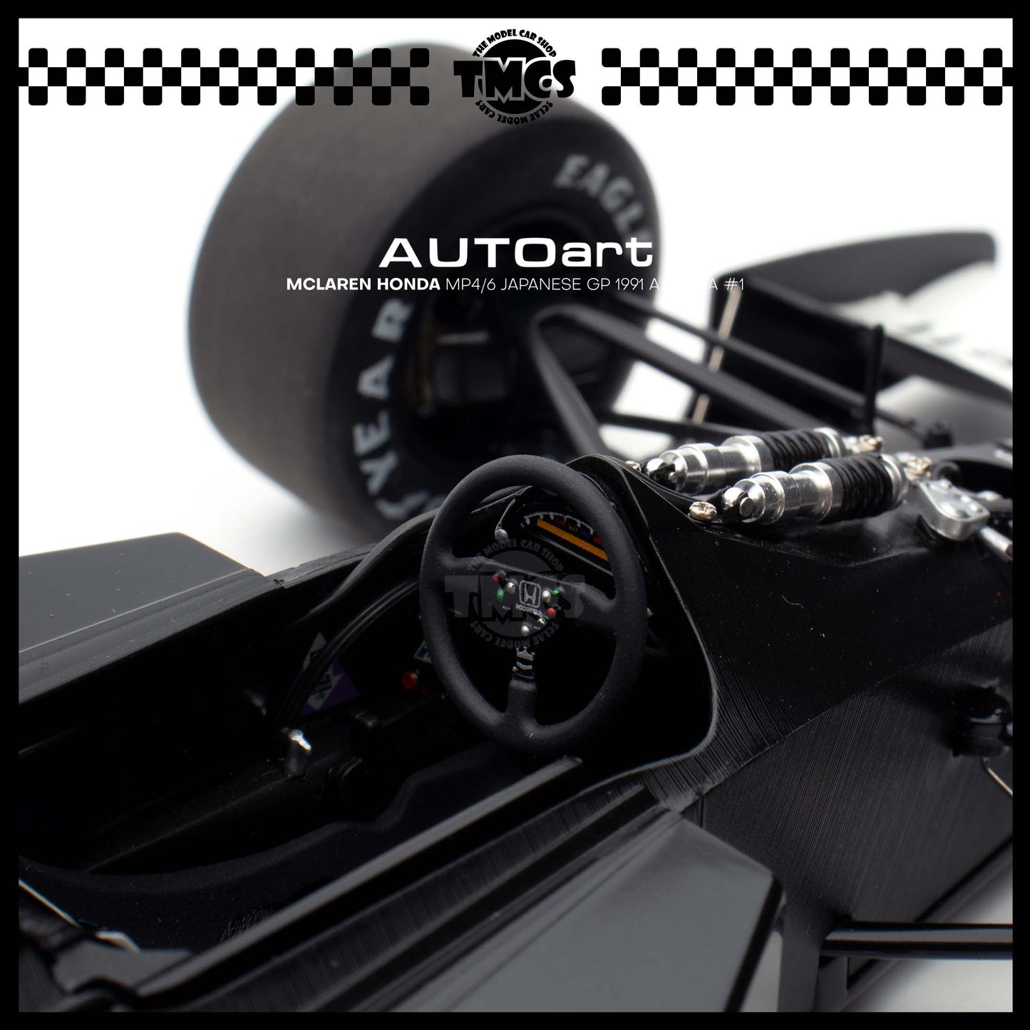 [Auto Art] Mclaren Honda MP4/6 Japanese GP 1991 A.Senna #1 (With Mclaren Logo)