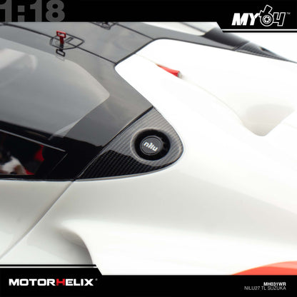 [Motorhelix] 1:18 Nilu TL Suzuka - White/Red #27