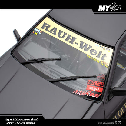 [Ignition Model] 1:18 RWB AE86 - Matte Black