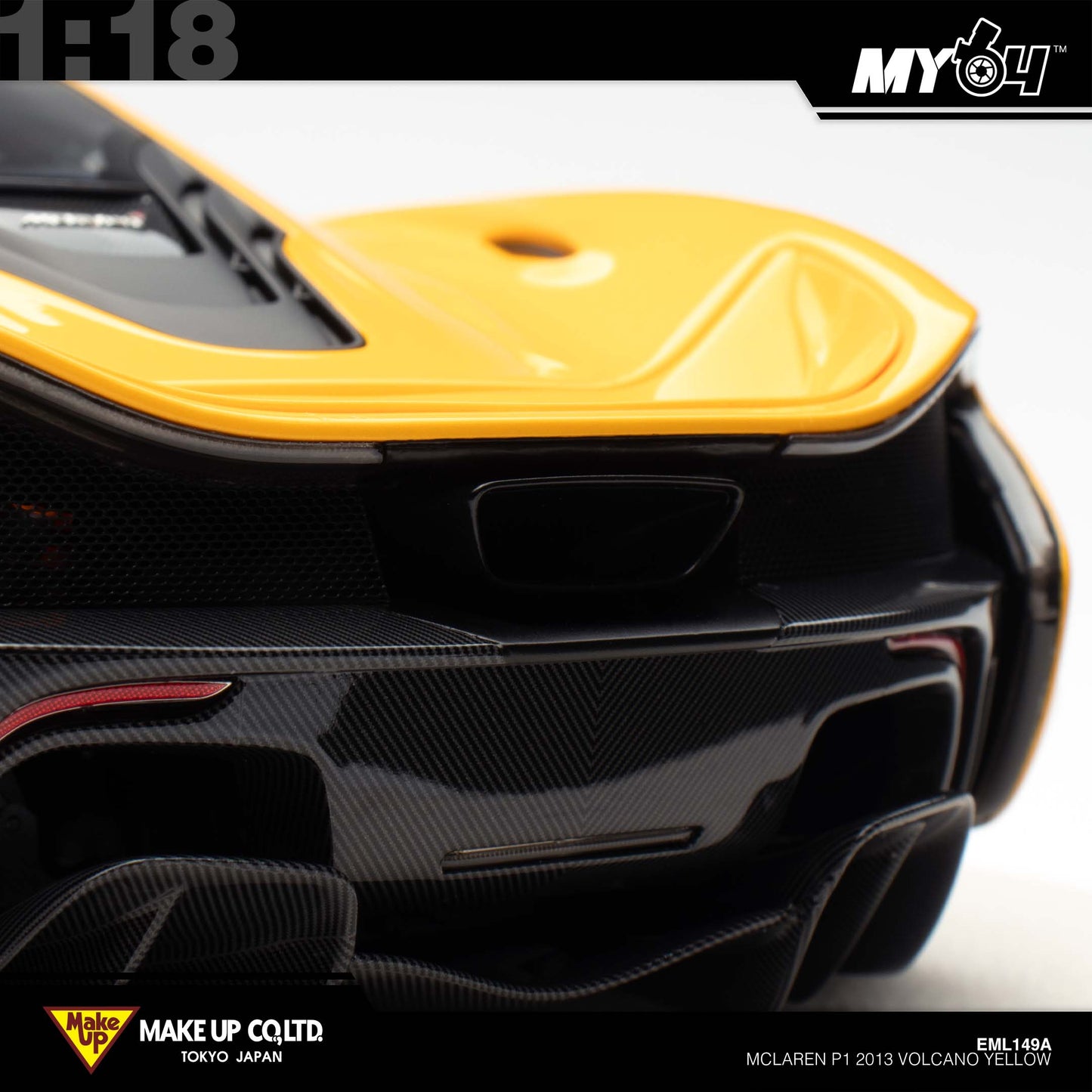 [Make Up] 1:18 Edilion Mclaren P1 2013 - Volcano Yellow