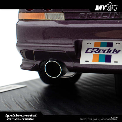 [Ignition Model] GReddy GT-R (BNR33) - Midnight Purple