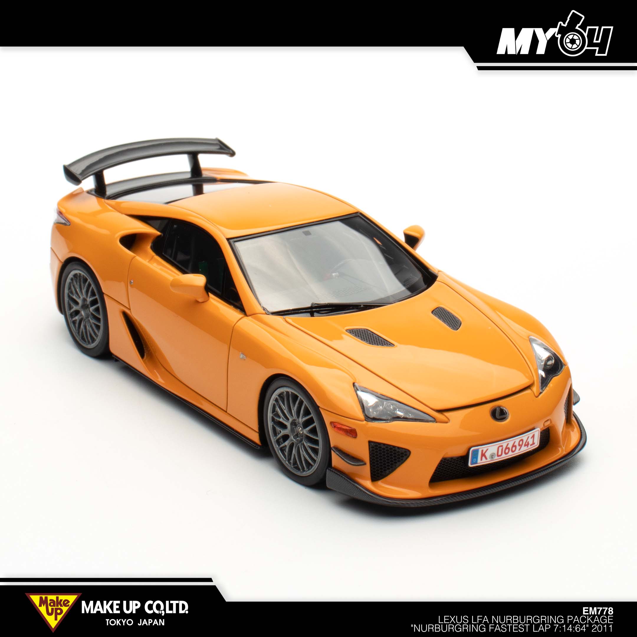 ミニカー 1/43 Lexus LFA Nurburgring Package/EBBRO 1/43 Lexus LFA Nurburgring Package/EBBRO ミニカー EBBRO Lexus LFA