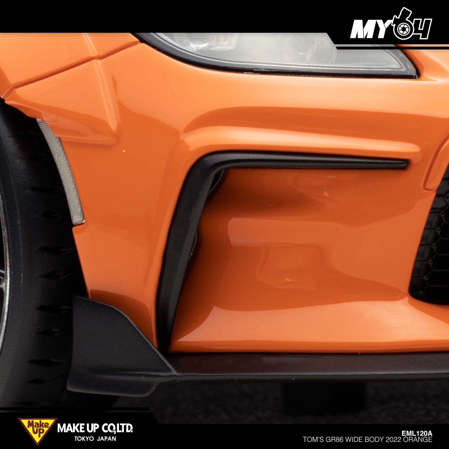 [Make Up] TOM'S GR86 Wide Body 2022 - Orange
