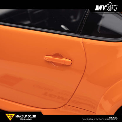 [Make Up] TOM'S GR86 Wide Body 2022 - Orange