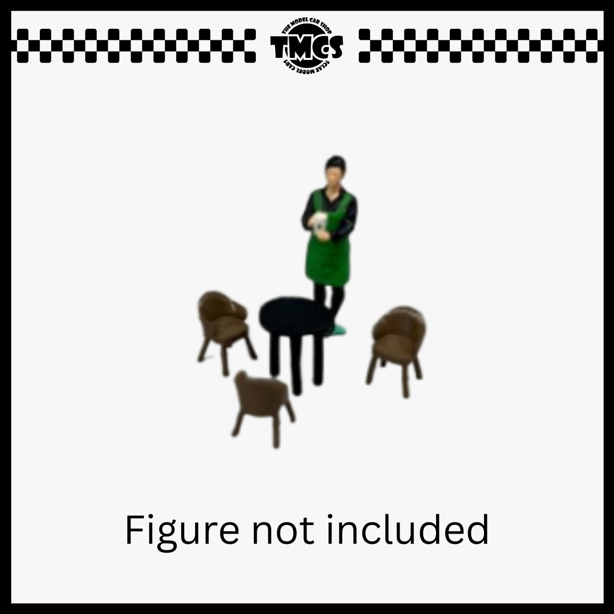[SCJ] 1:64 Accessories (Z008) Table & Chairs Set (4pcs)