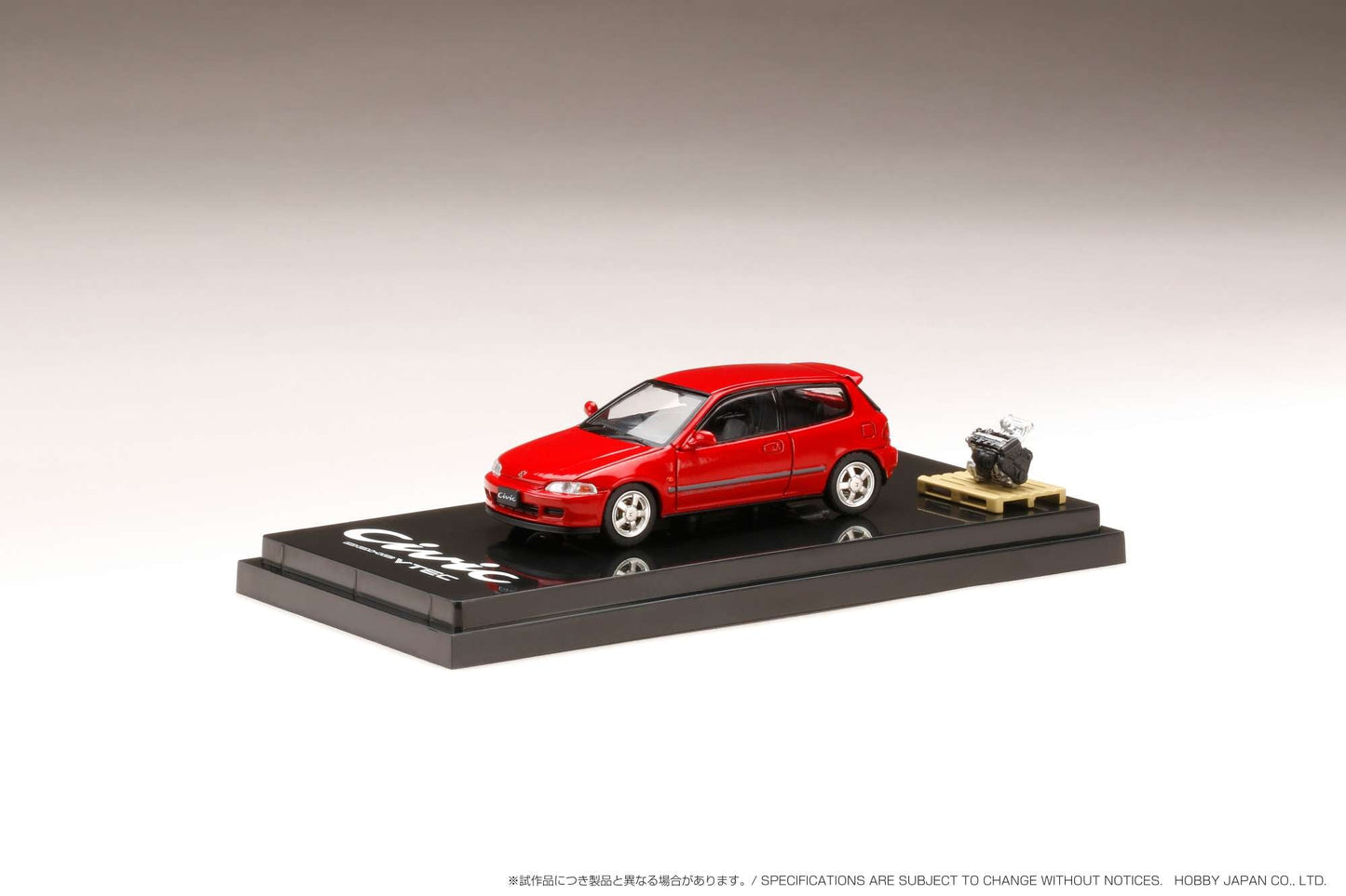 [Hobby Japan] Honda Civic (EG6) SiR II With Engine Display Model