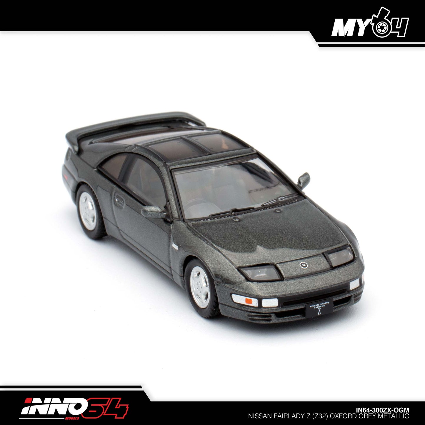 [INNO64] Nissan 300ZX (Z32) Oxford - Grey Metallic