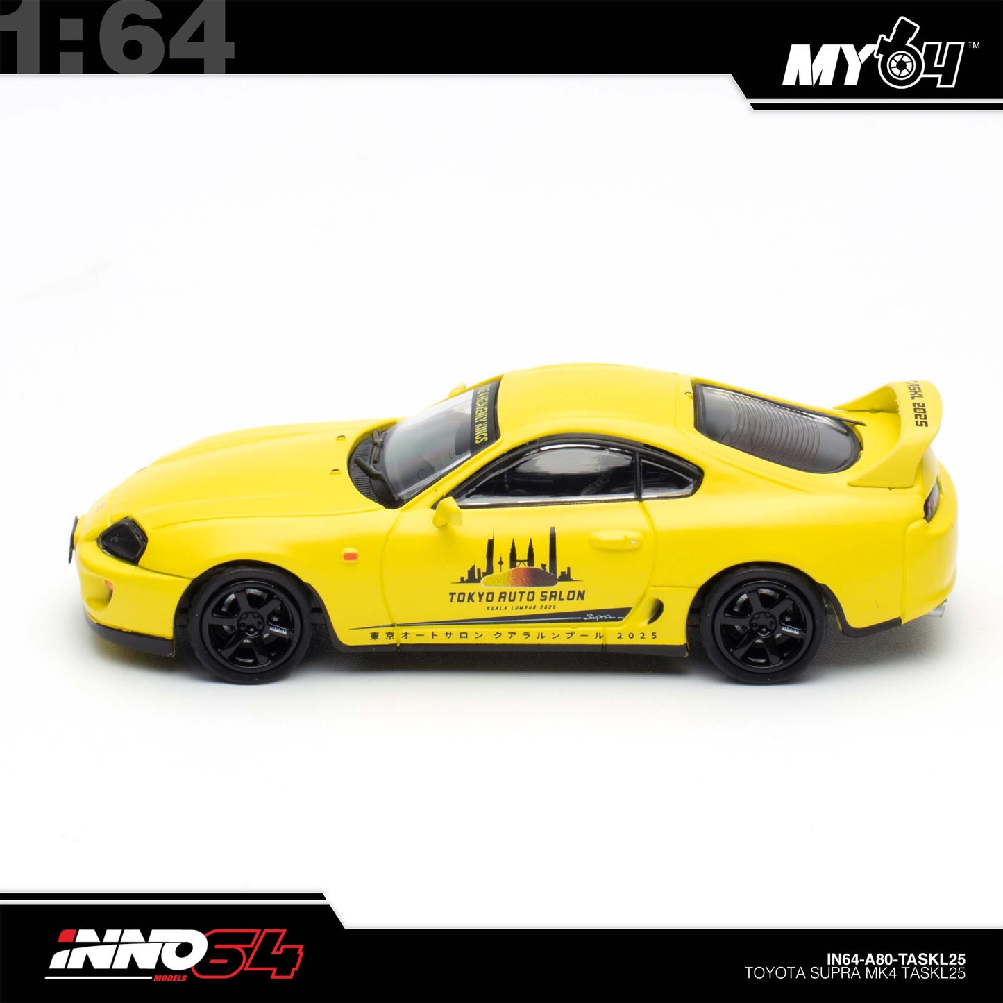 [INNO64] 1: 64 Toyota Supra A80 Tokyo Auto Salon 2025 VIP Ticket Bundle