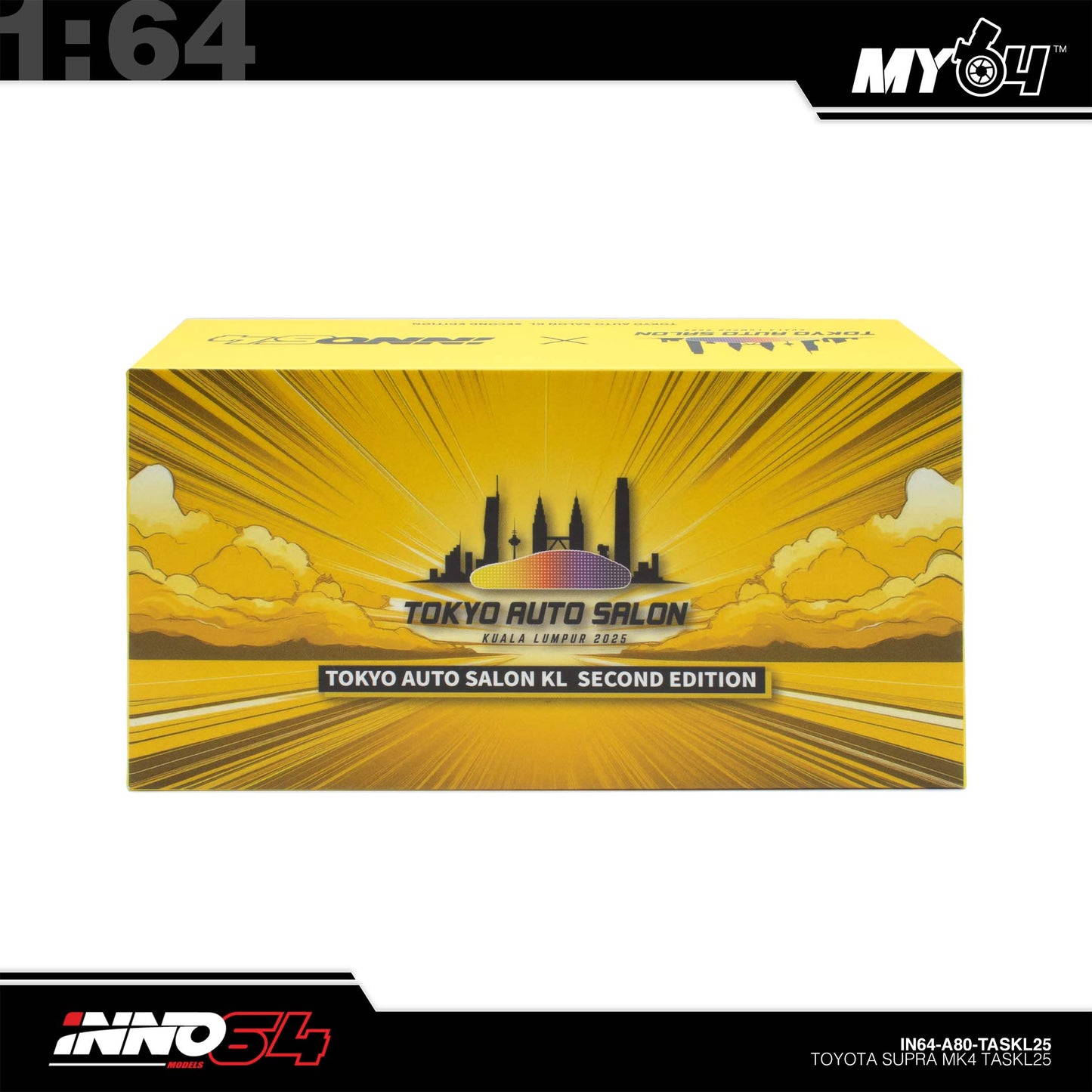 [INNO64] 1: 64 Toyota Supra A80 Tokyo Auto Salon 2025 VIP Ticket Bundle
