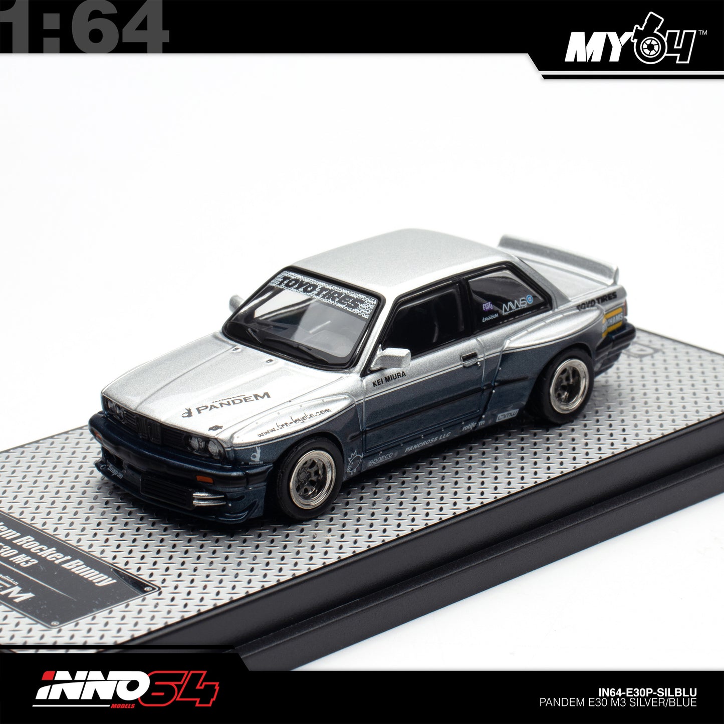 [INNO64] 1:64 Pandem E30 M3 - Silver/Blue