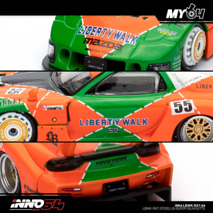 [INNO64] LBWK Mazda RX7 (FD3S) LB-SUPER SILHOUETTE (MDX2024)