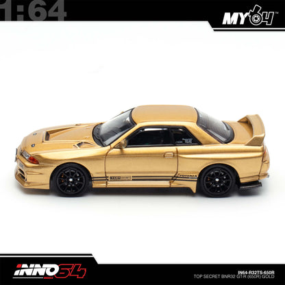 [INNO64] 1:64 Nissan Skyline Top Secret BNR32 GT-R (650R) - Gold